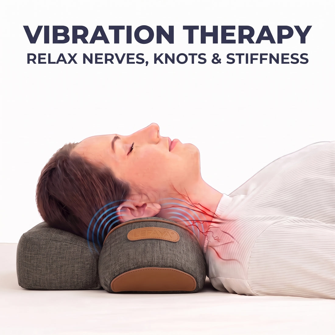 Vibration on the neck and shoulders