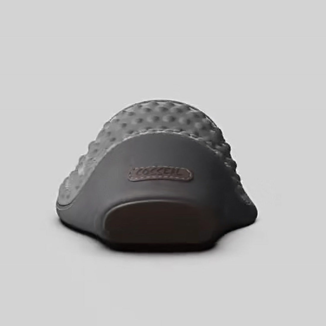 Front view showing the contoured head cradle